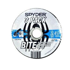 Spyder 3pk Aluminum Oxide Abrasive Grinding Discs 3 Pack